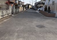 三杉町第6 3号棟 南東側道路