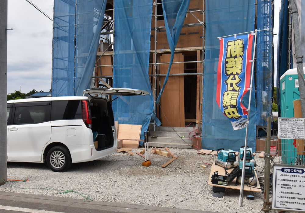 建築中 2021年5月12日撮影