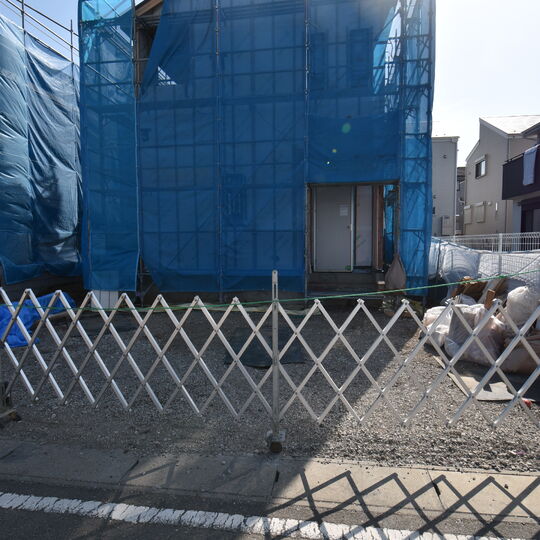 外観 建築中2022年4月11日撮影