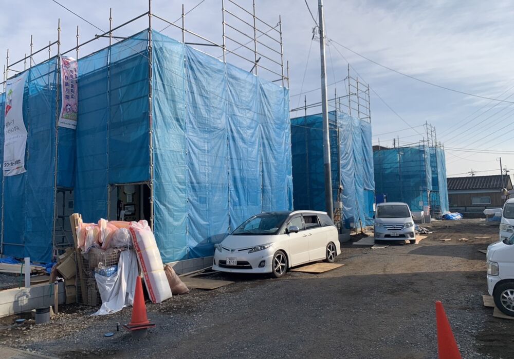 建築中 2022年４月撮影
