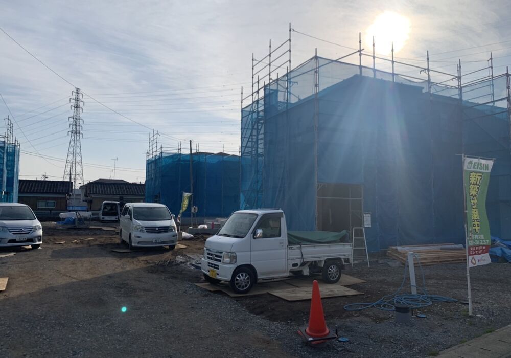 建築中 2022年４月撮影