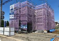 外観 建築中