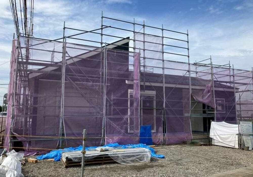 外観 建築中